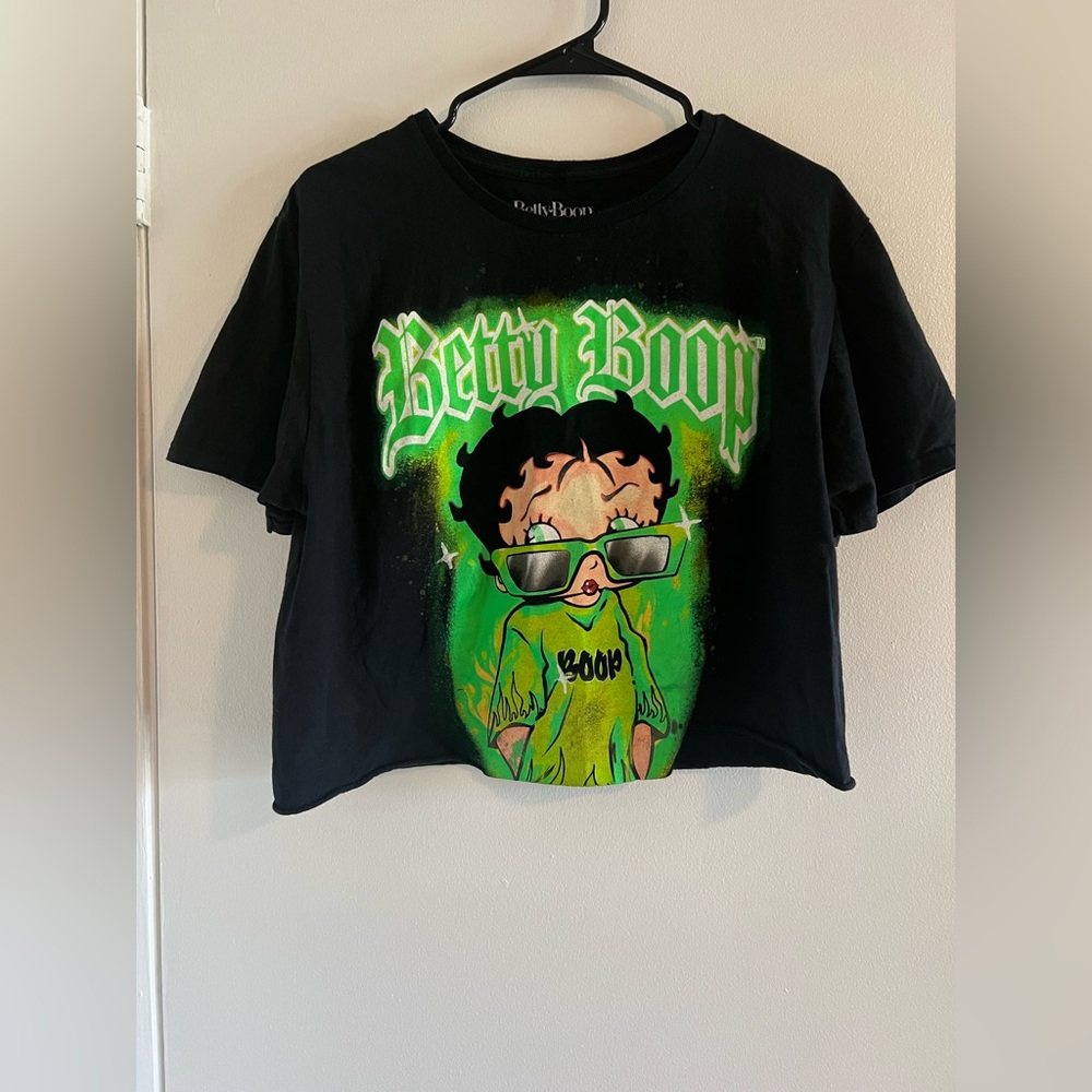 Ladies Betty Boop Black T-Shirt